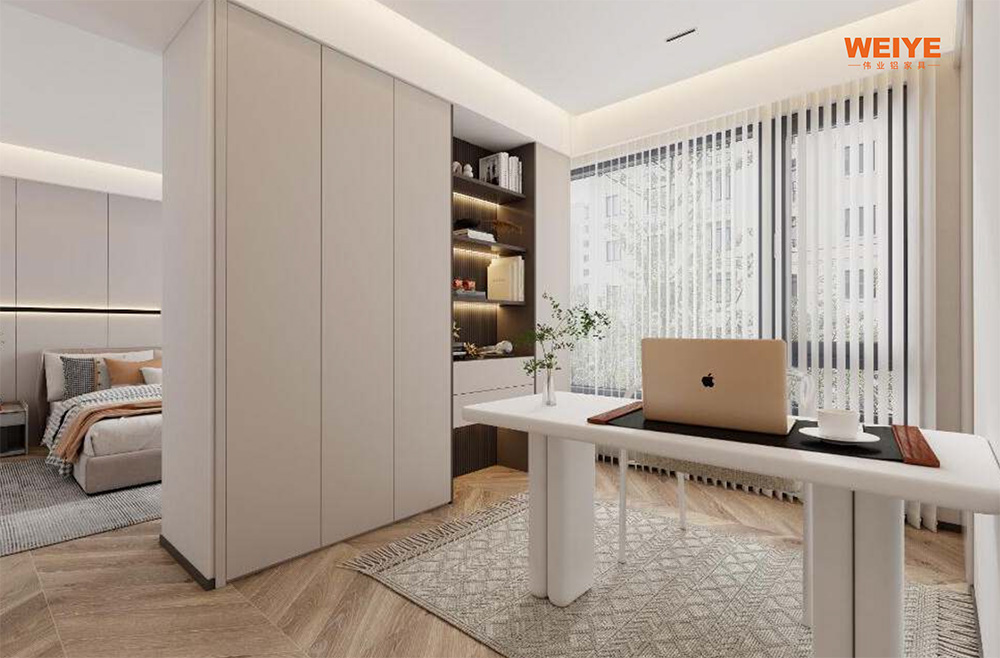 法式白紋書(shū)柜