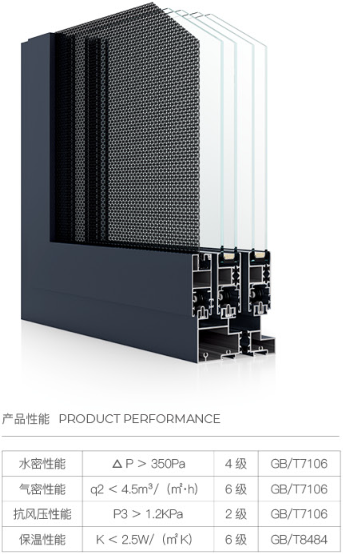 三軌斷橋推拉窗