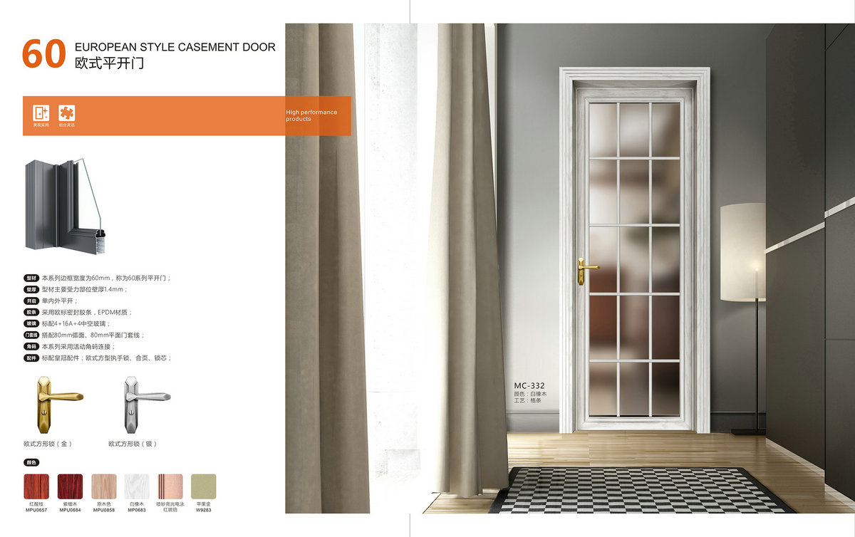 60歐式平開(kāi)門(mén)