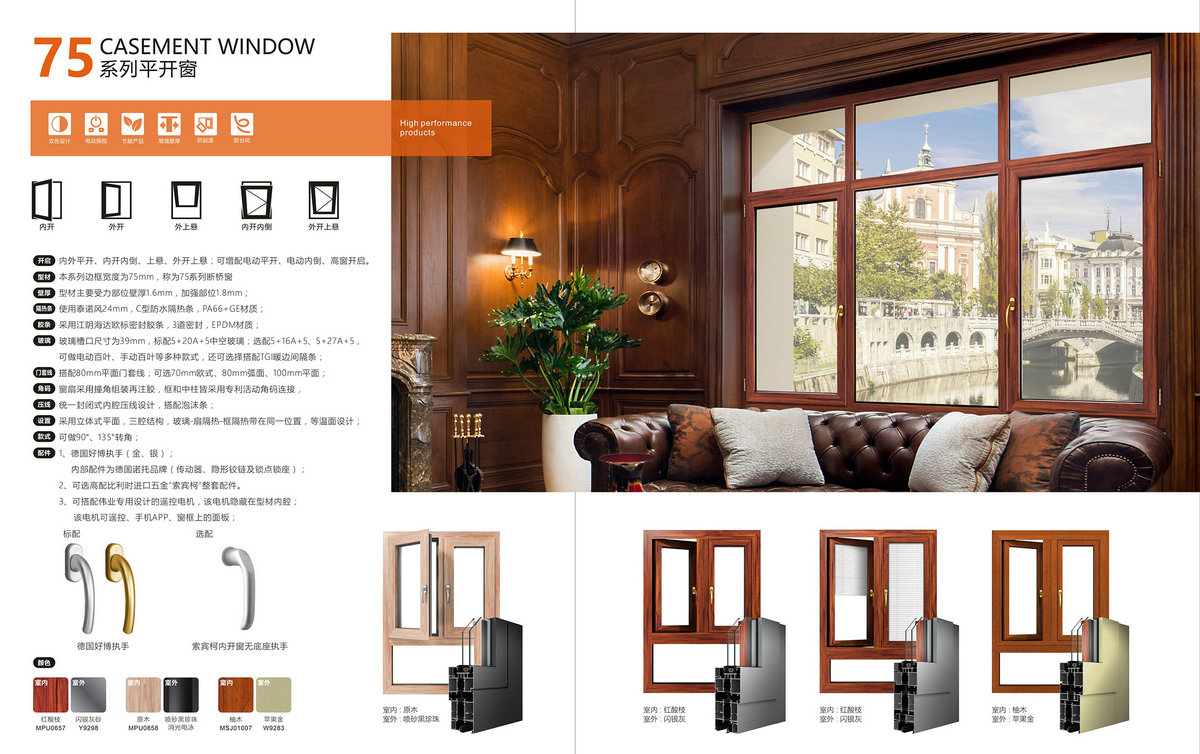 75系列平開(kāi)窗