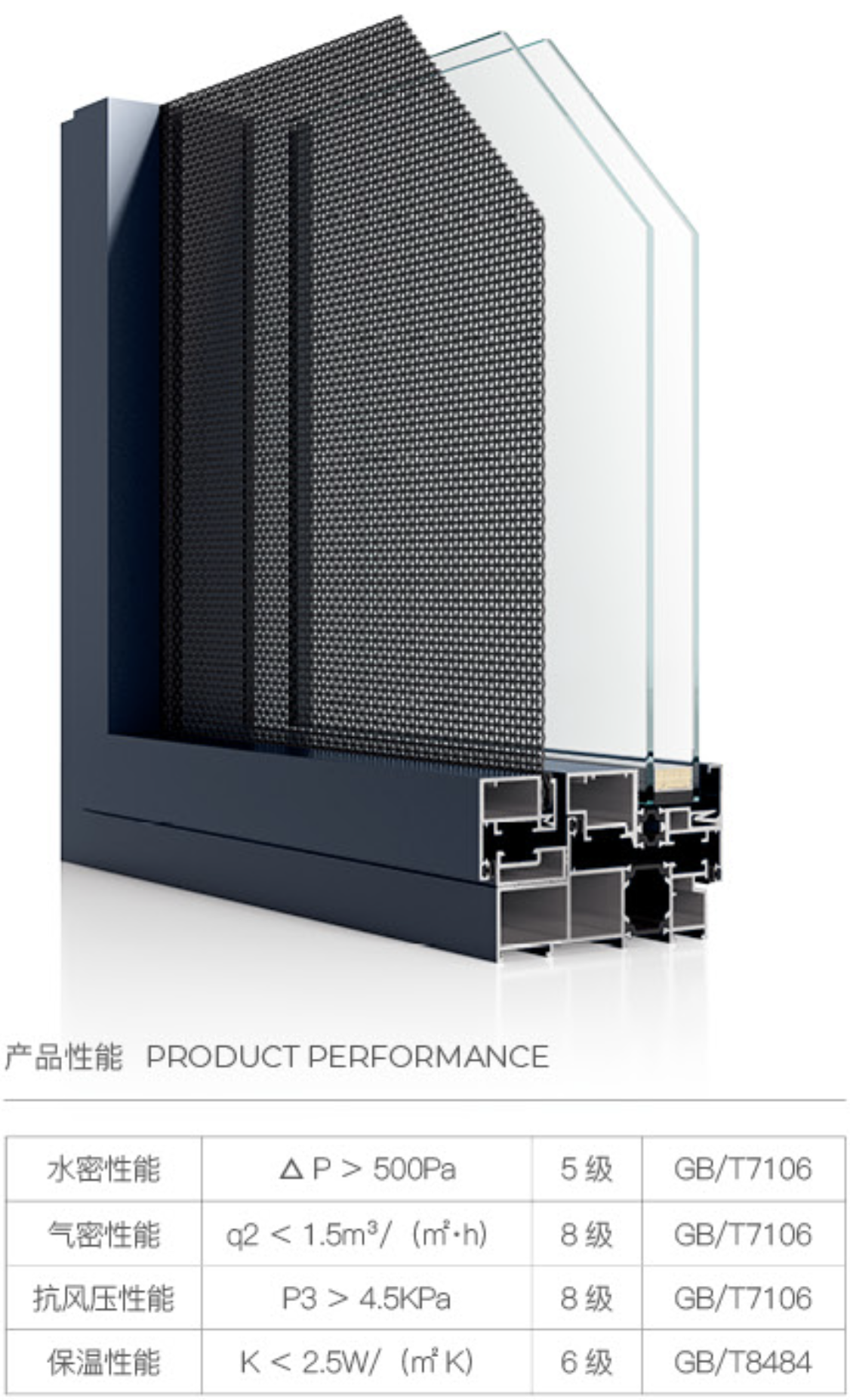 窄邊斷橋窗紗一體外開窗