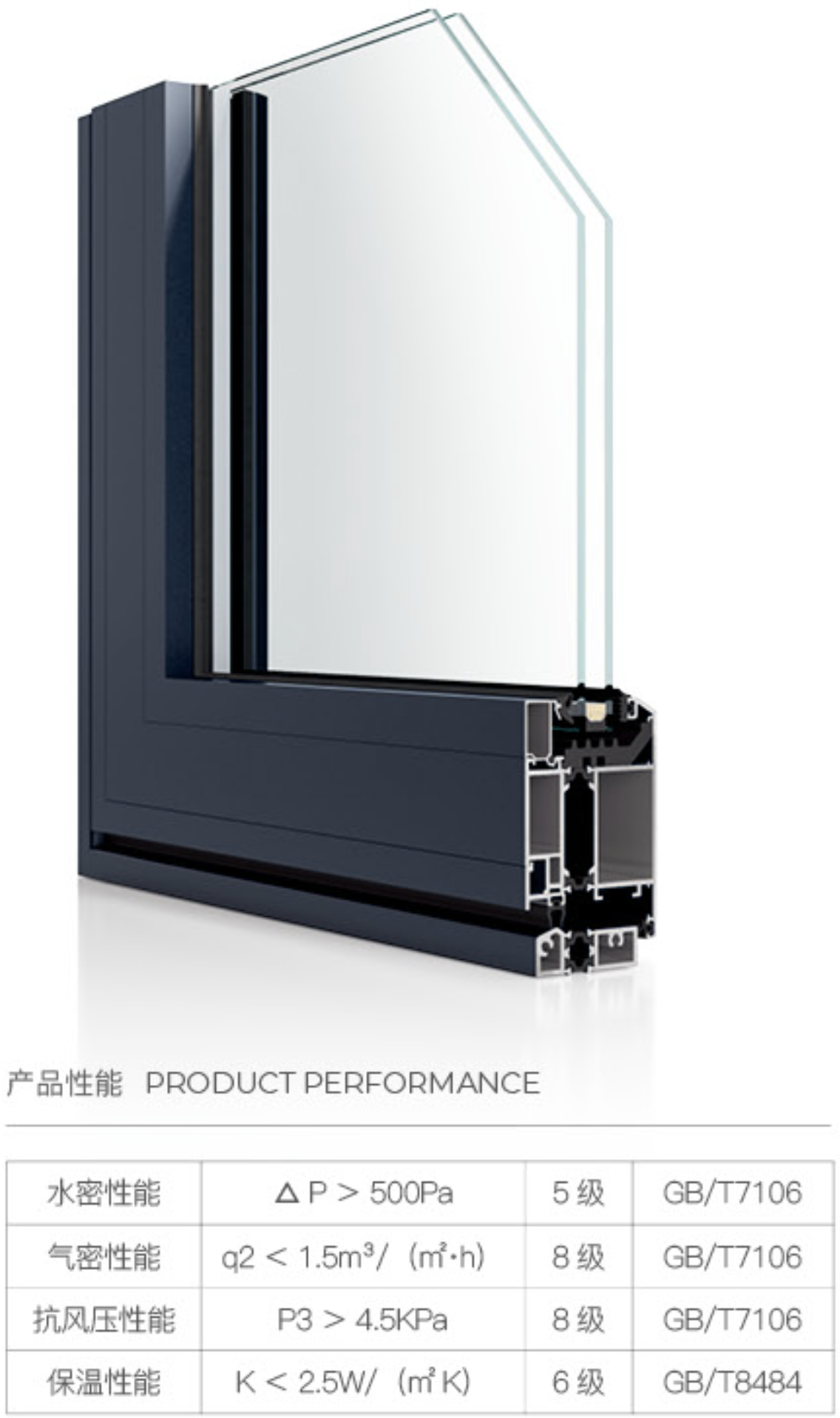 65 斷橋外平開門